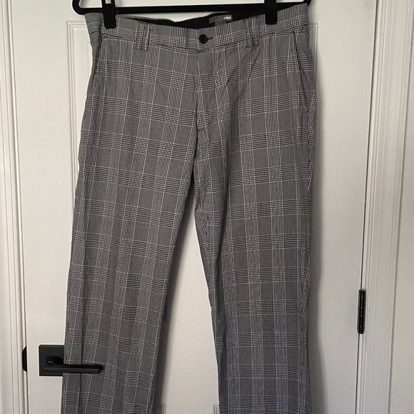 h and m plaid pants